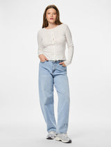 Cloud Dancer Cardigan fra PIECES - 17152189