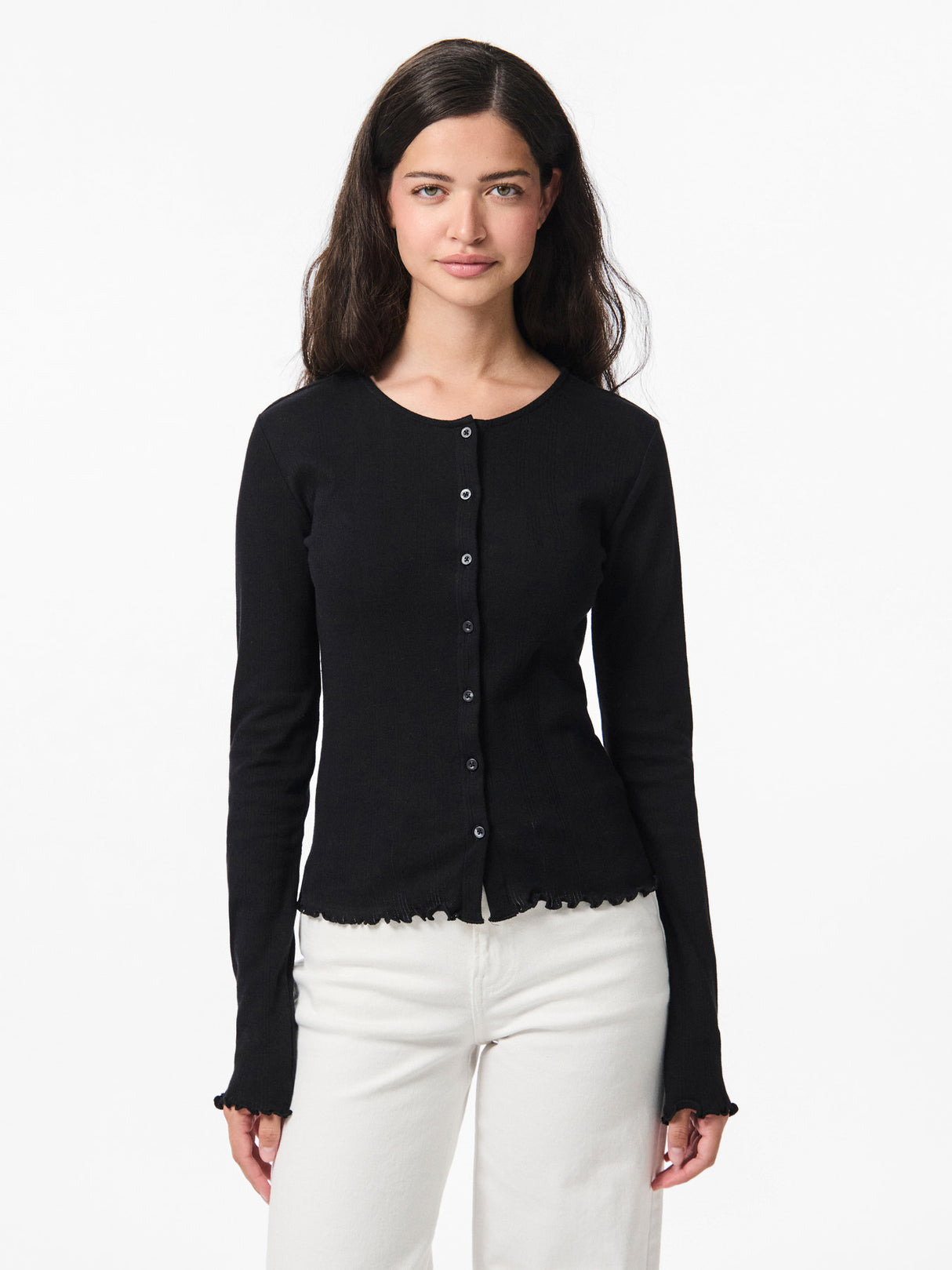 Black Cardigan fra PIECES - 17152189