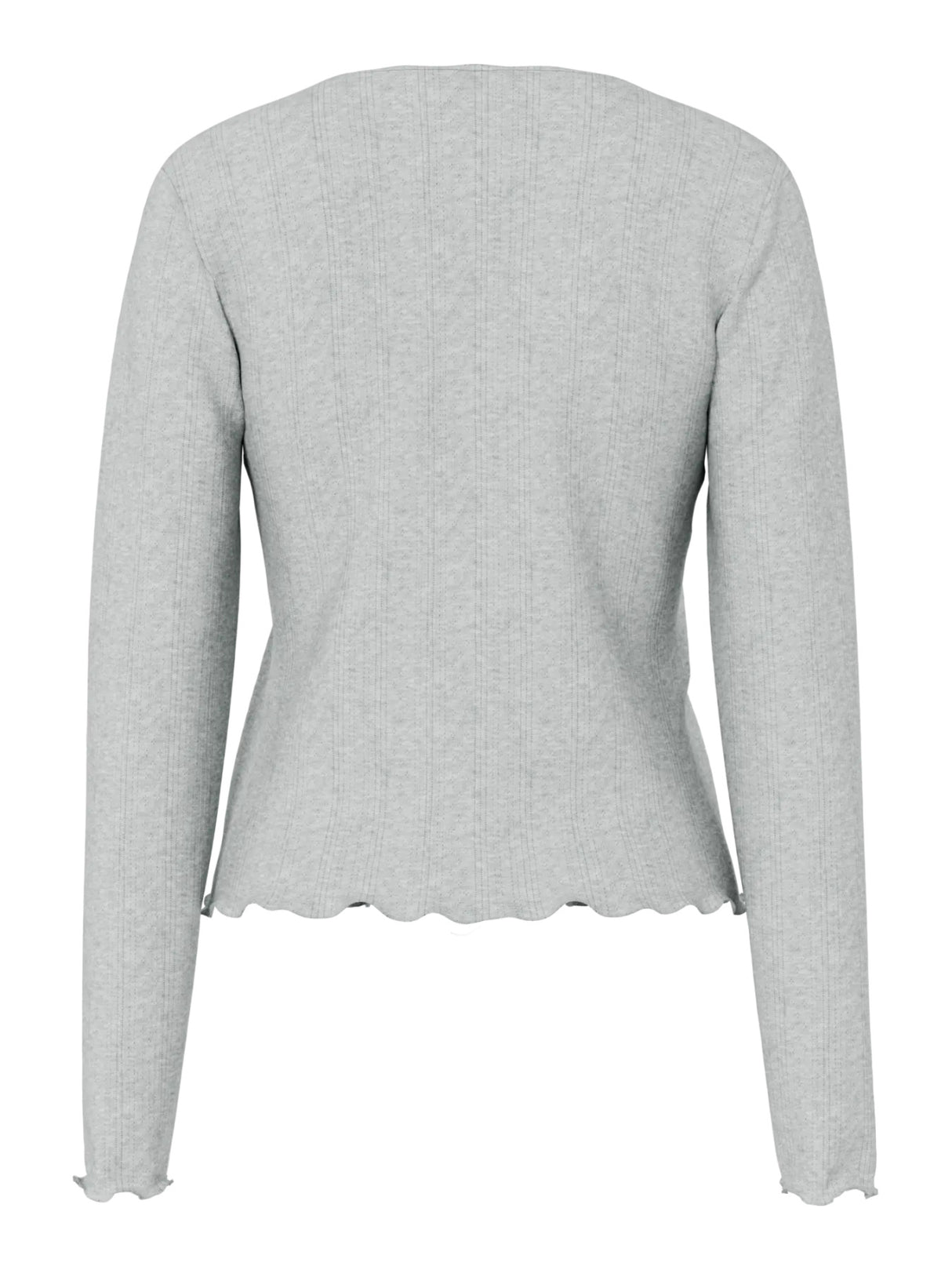 Light Grey Melange Cardigan fra PIECES - 17152189