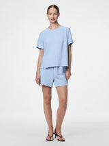 Blå Shorts fra PIECES - 17153748