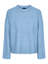 Airy Blue Striktrøje fra PIECES - 17154366