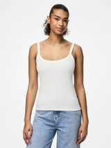 Hvid Top fra PIECES - 17154482