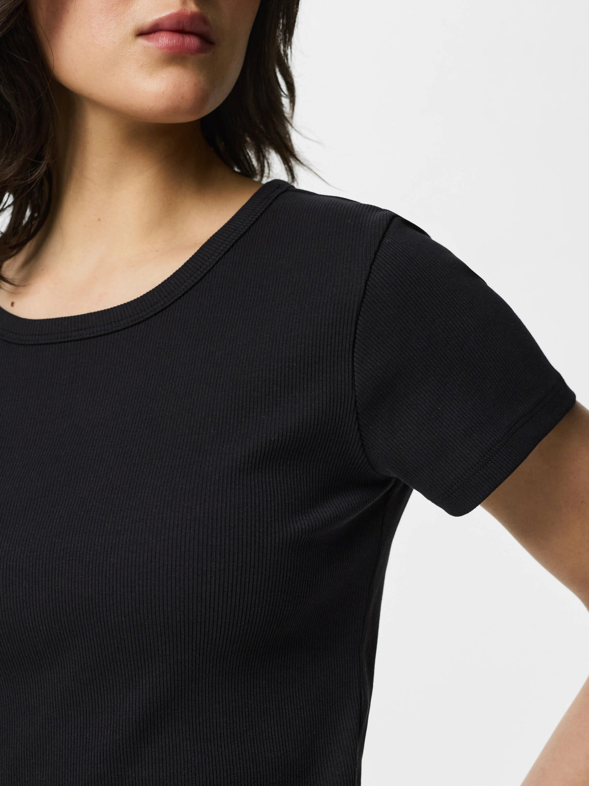 Black Bluse fra PIECES - 17154483