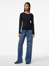 Black Striktrøje fra PIECES - 17154558