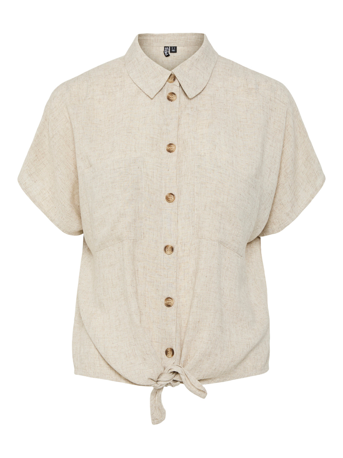 Birch MELANGE Bluse fra PIECES - 17154736