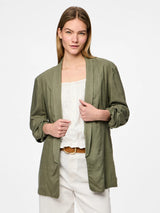 Deep Lichen Green Blazer fra PIECES - 17154738