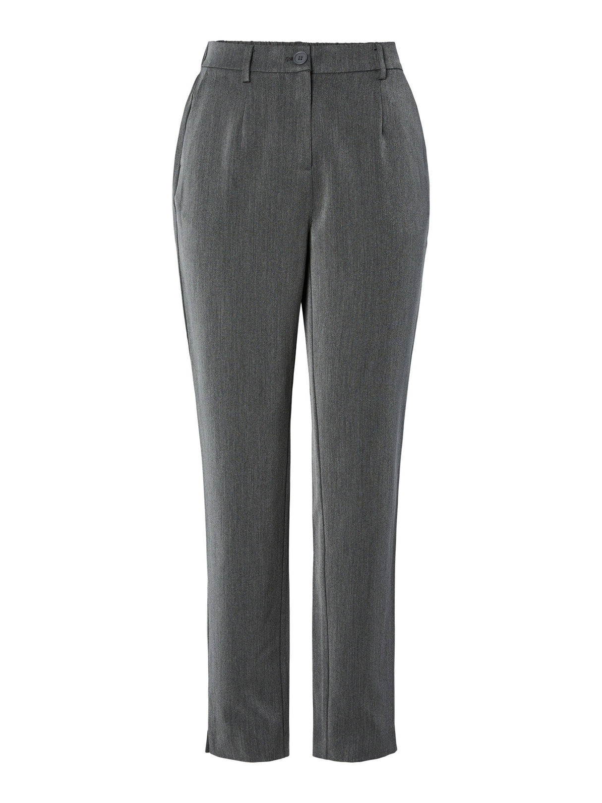 Dark Grey Melange Bukser fra PIECES - 17155334