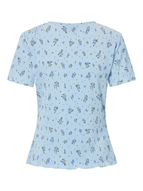 Cashmere Blue Blue flowers Bluse fra PIECES - 17155404