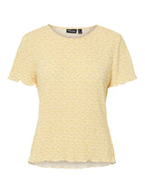 French Vanilla Small white flowers Bluse fra PIECES - 17155404