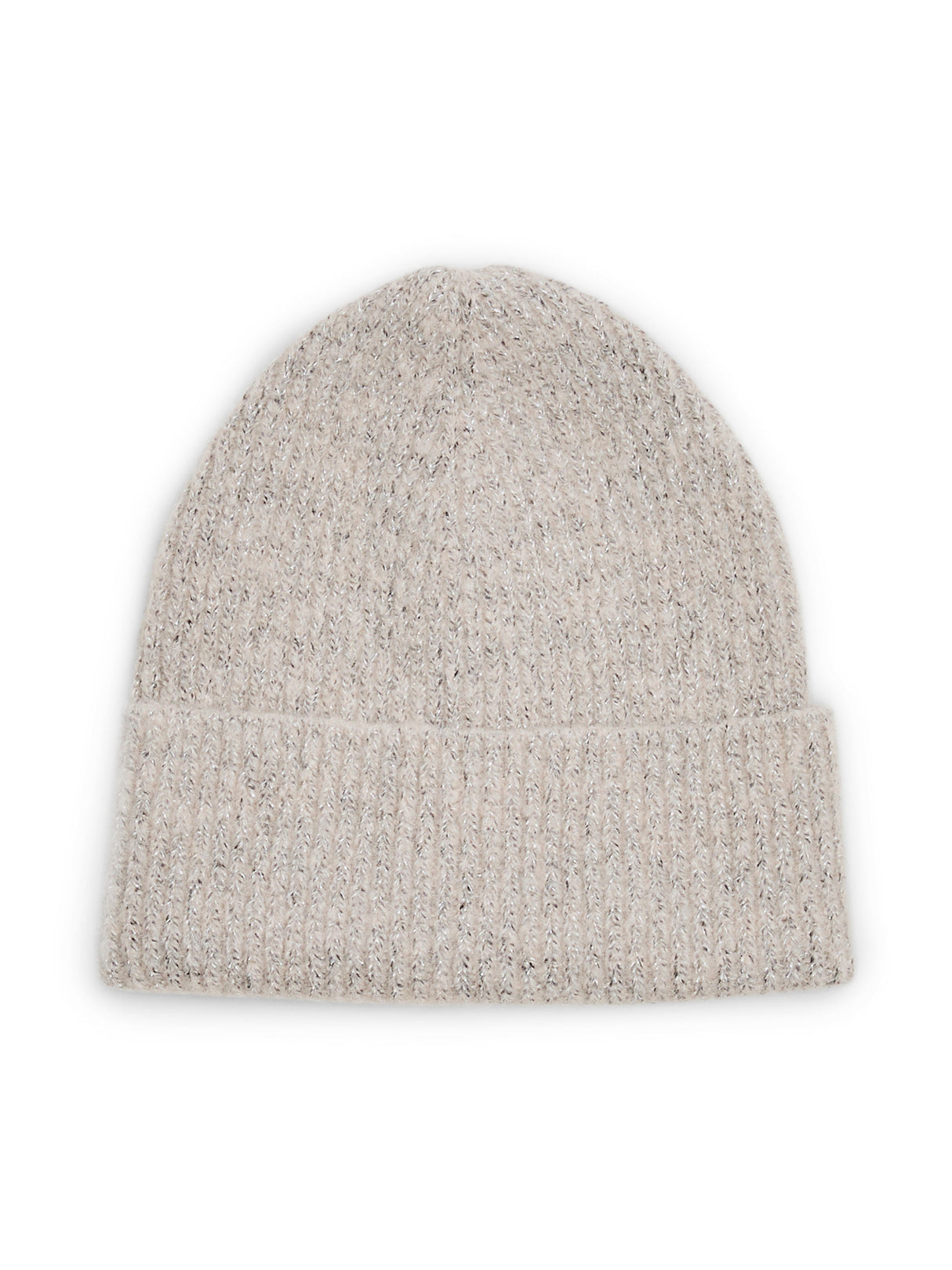 Moonbeam SILVER LUREX Beanie fra PIECES - 17158228
