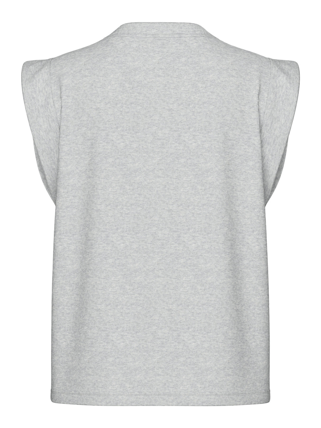 PIECES light gray melange t-shirt