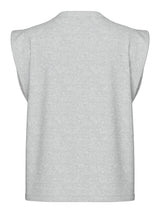PIECES light gray melange t-shirt