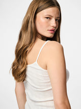 Cloud Dancer Top fra PIECES - 17158499