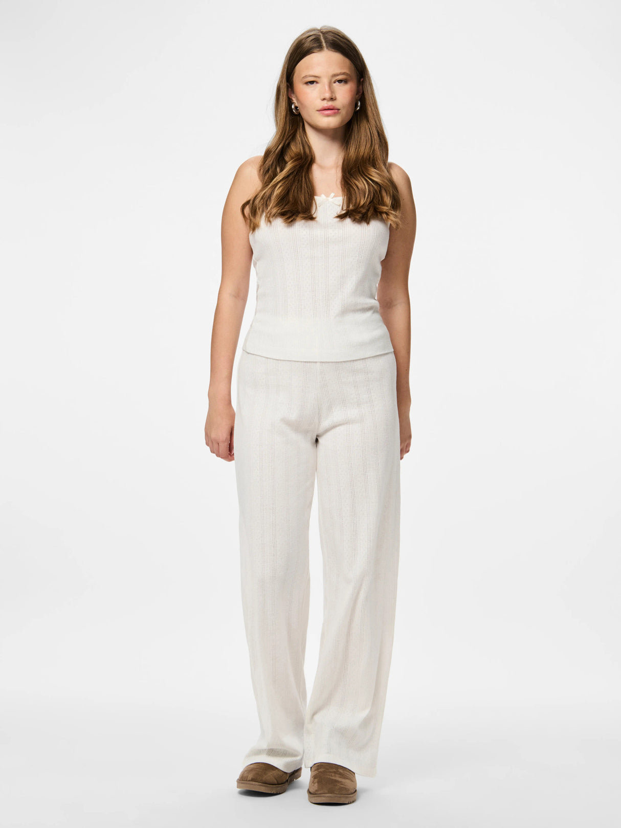 Cloud Dancer Top fra PIECES - 17158499