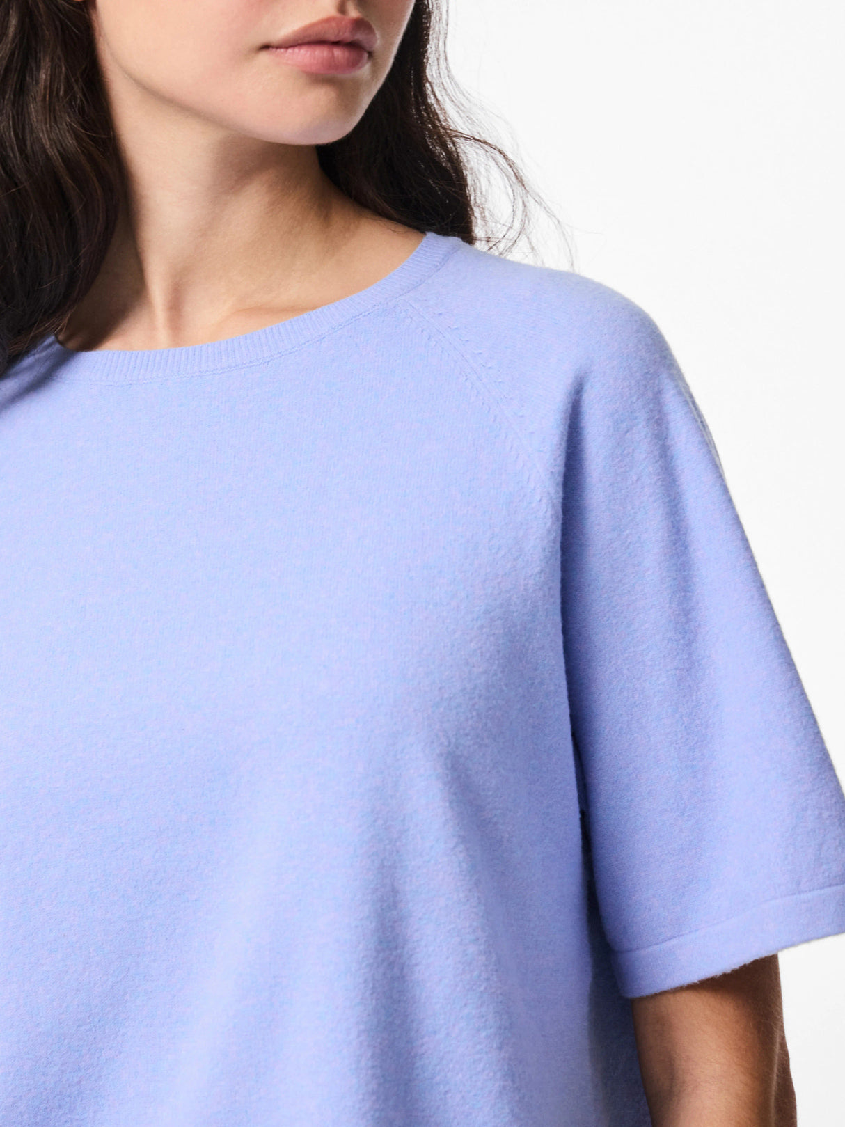 Blå Striktrøje fra PIECES - 17158716