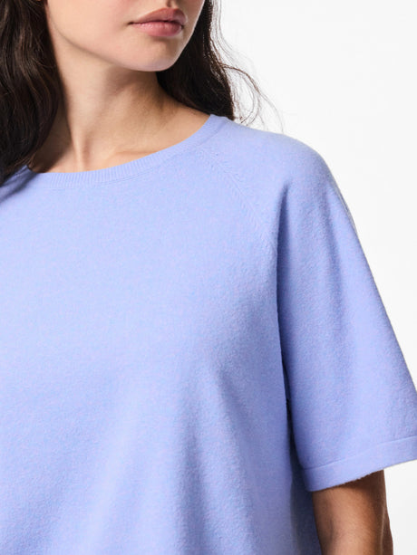 Blå Striktrøje fra PIECES - 17158716