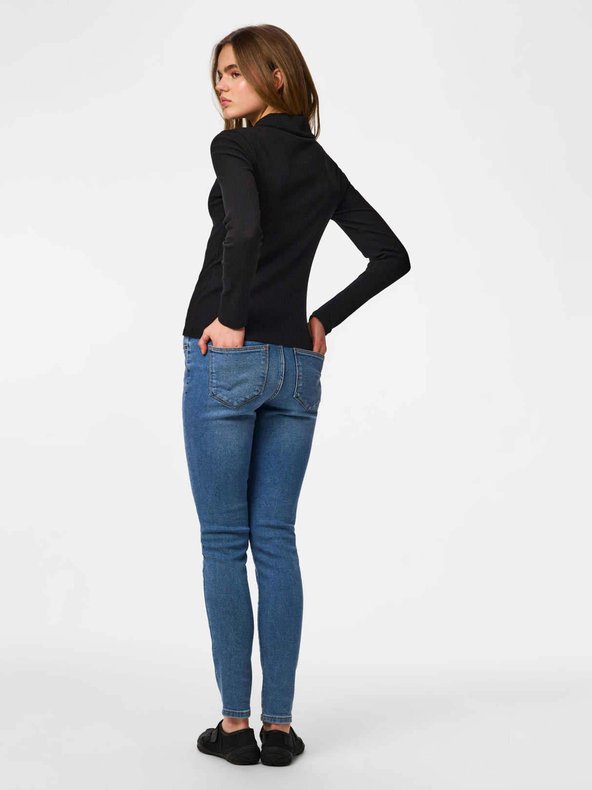 Black Bluse fra PIECES - 17158783
