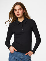 Black Bluse fra PIECES - 17158783