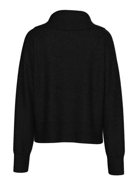 PIECES Black Cardigan,Striktrøje - 17158787