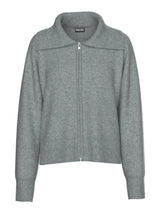 PIECES Medium Grey Melange Cardigan,Striktrøje - 17158787