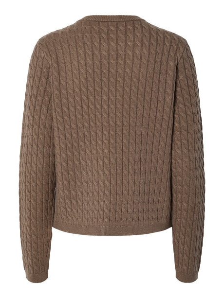 PIECES Morel Striktrøje - 17158899