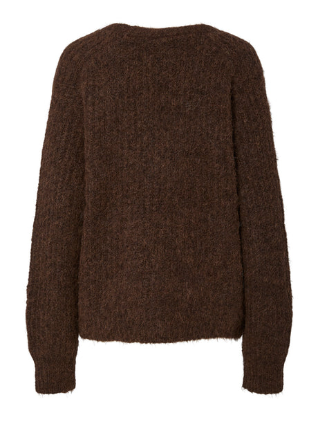 PIECES Hot Fudge MELANGE Cardigan,Striktrøje - 17158926
