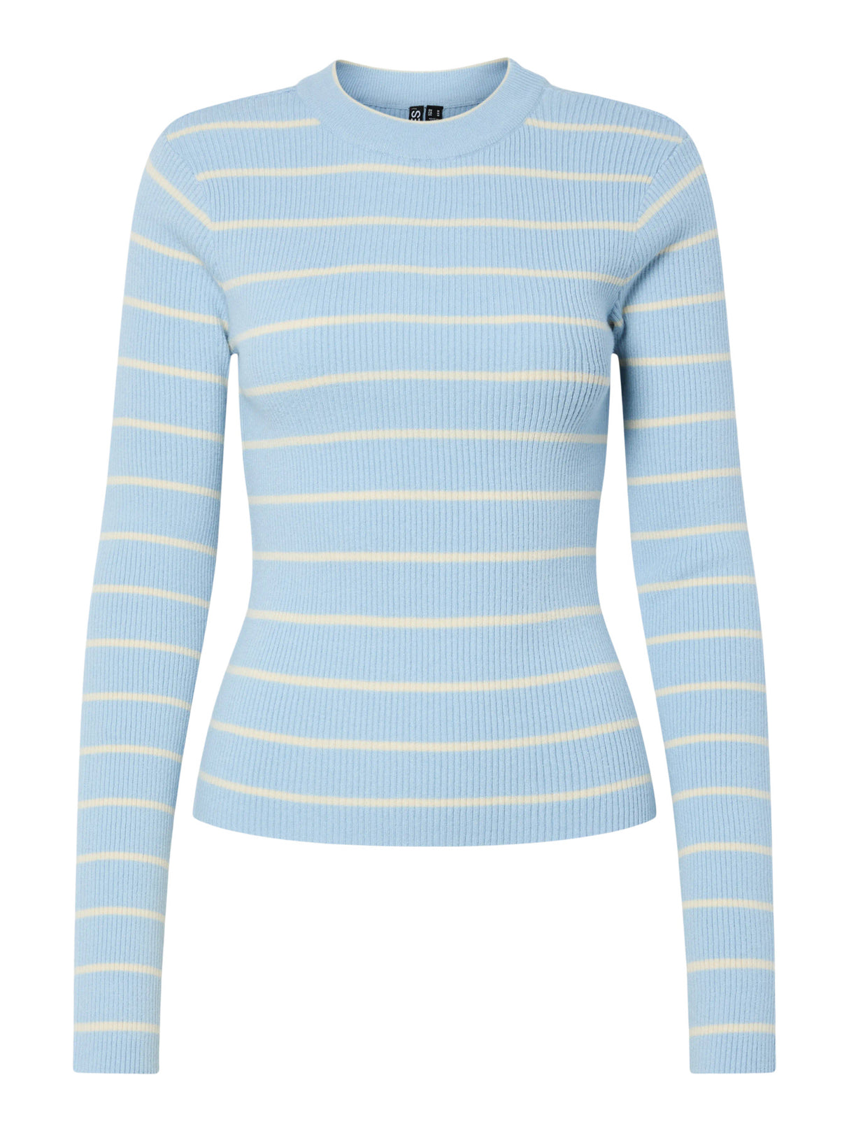 Cashmere Blue BIRCH NARROW Striktrøje fra PIECES - 17158955