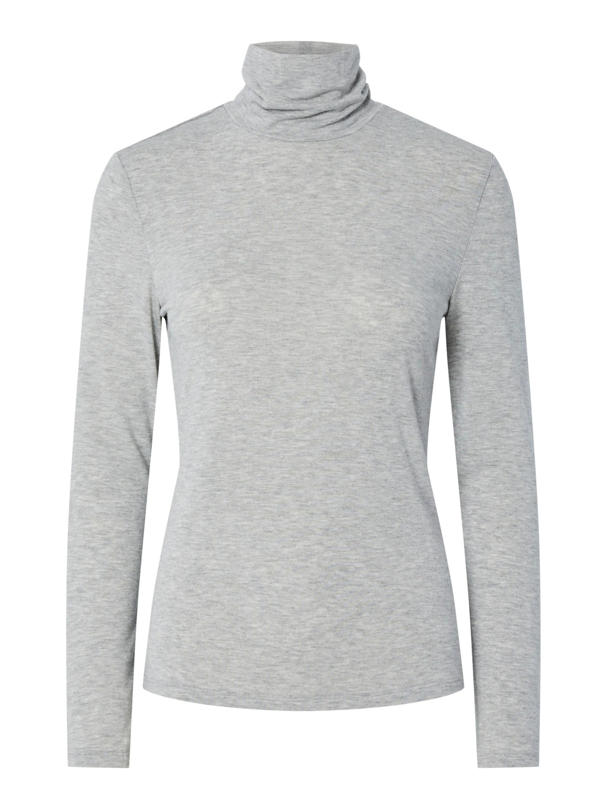 Light Grey Melange Top fra PIECES - 17158988