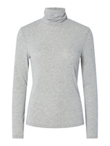 Light Grey Melange Top fra PIECES - 17158988
