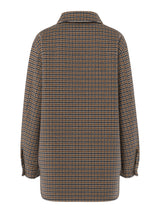 Birch DOWNTOWN BROWN & NIGHT SKY HOUNDSTOOTH Overtøj fra PIECES - 17159047