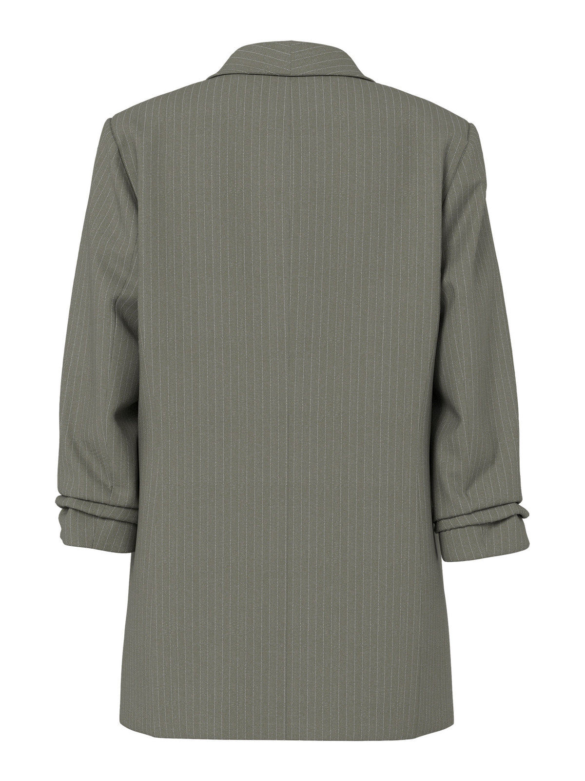 Deep Lichen Green CLOUD DANCER PINSTRIPE Blazer fra PIECES - 17159299