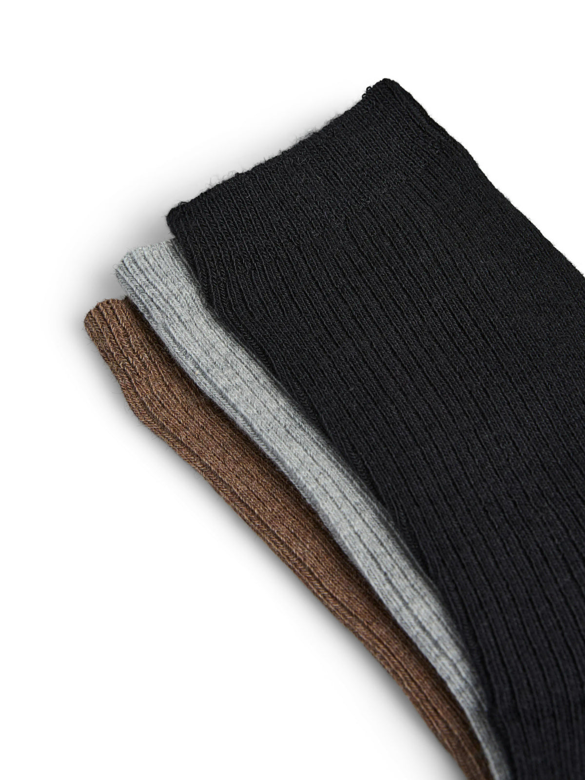 Black 4 pack black black lgm taupe Strømper fra PIECES - 17161655