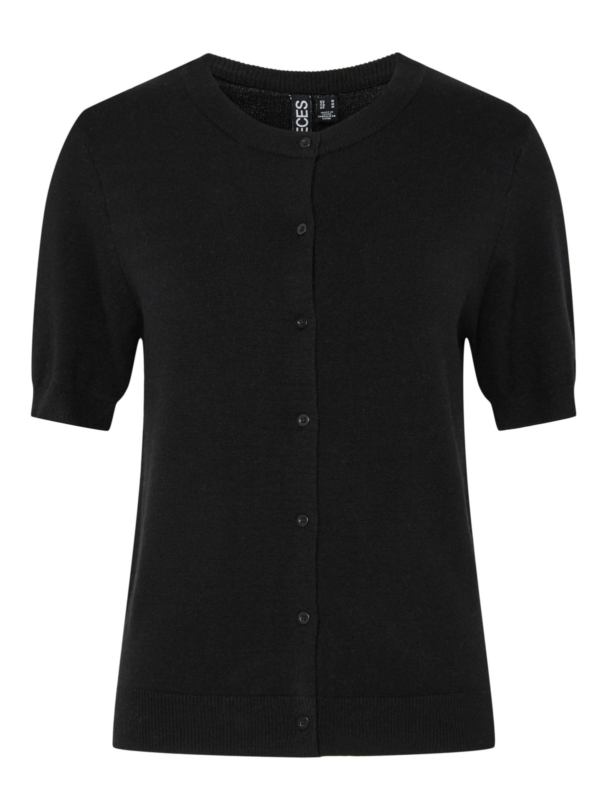 Black Striktrøje fra PIECES - 17162045