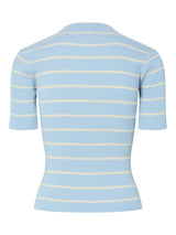Cashmere Blue BIRCH NARROW Striktrøje fra PIECES - 17162085