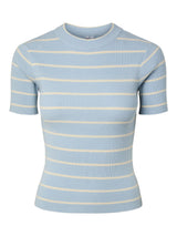 Cashmere Blue BIRCH NARROW Striktrøje fra PIECES - 17162085