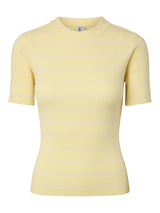 French Vanilla BIRCH NARROW Striktrøje fra PIECES - 17162085