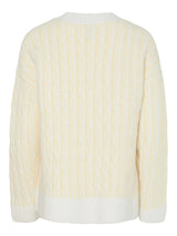 French Vanilla Cloud dancer Striktrøje fra PIECES - 17162162