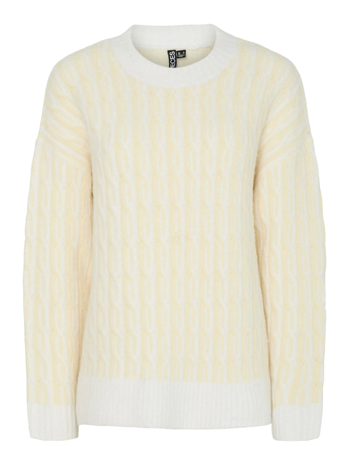 French Vanilla Cloud dancer Striktrøje fra PIECES - 17162162