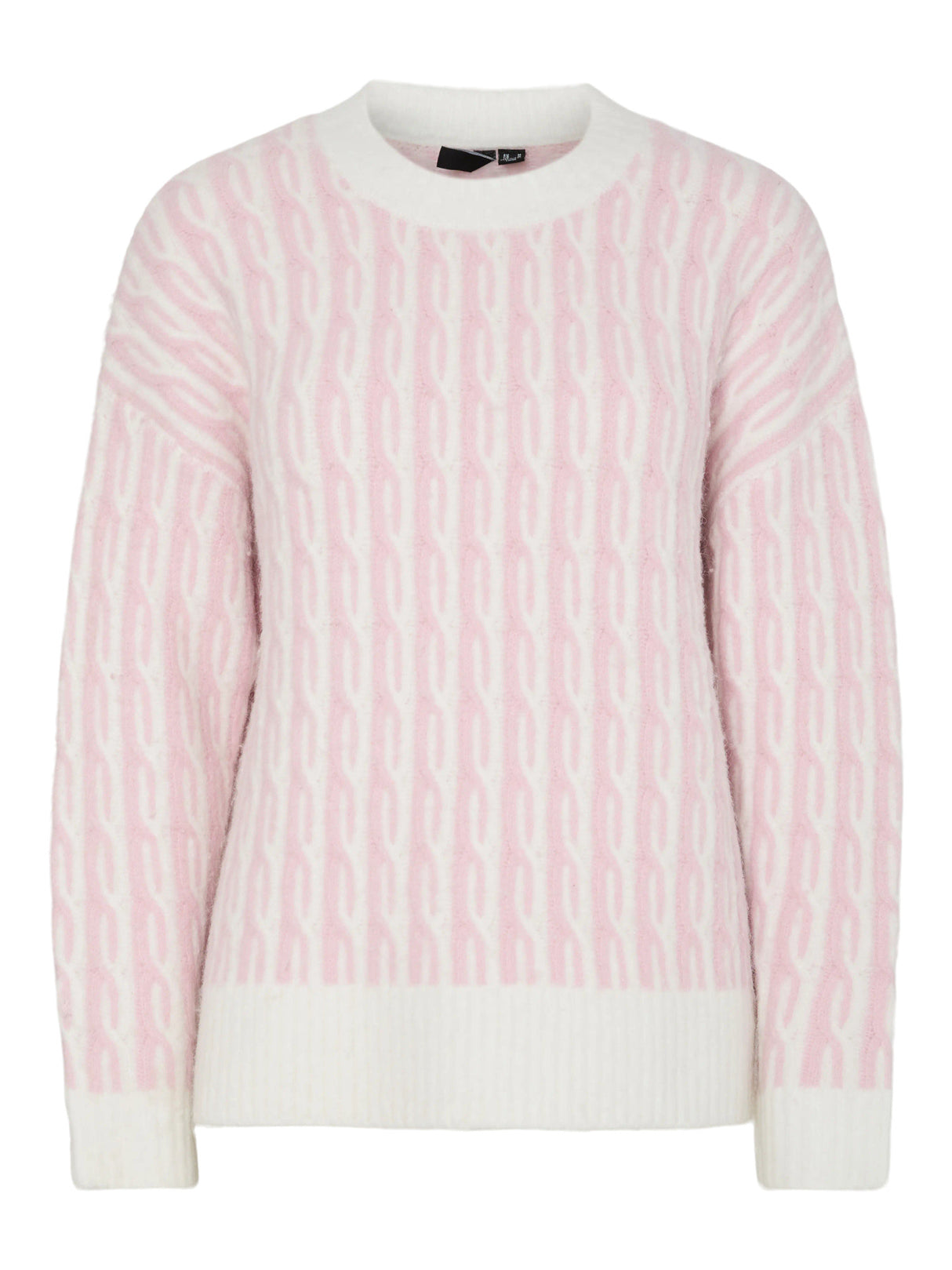 Winsome Orchid Cloud dancer Striktrøje fra PIECES - 17162162