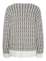 Overland Trek Cloud dancer Striktrøje fra PIECES - 17162162