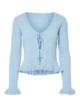 Cashmere Blue Striktrøje fra PIECES - 17162168