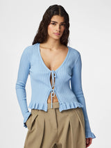 Cashmere Blue Striktrøje fra PIECES - 17162168