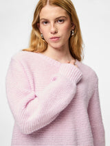Winsome Orchid Striktrøje fra PIECES - 17162223