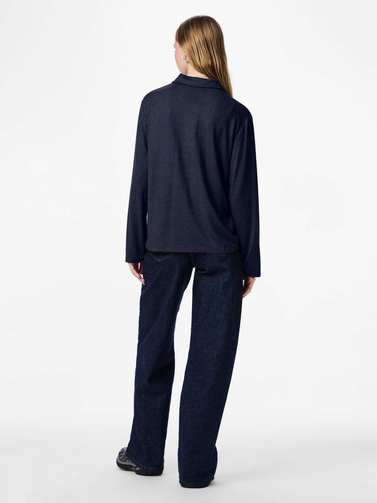 Maritime Blue Top fra PIECES - 17162230