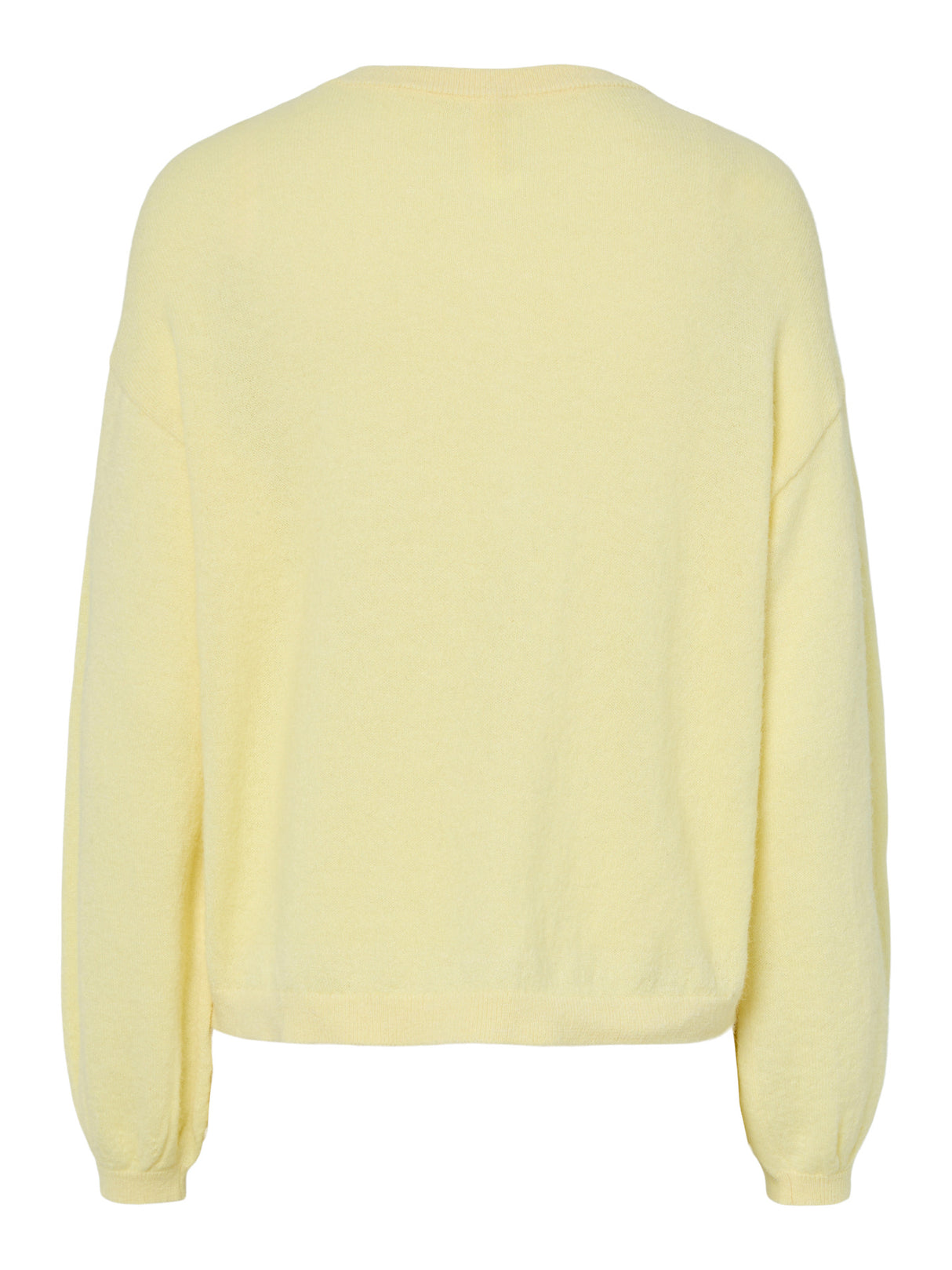French Vanilla MELANGE Striktrøje fra PIECES - 17162283