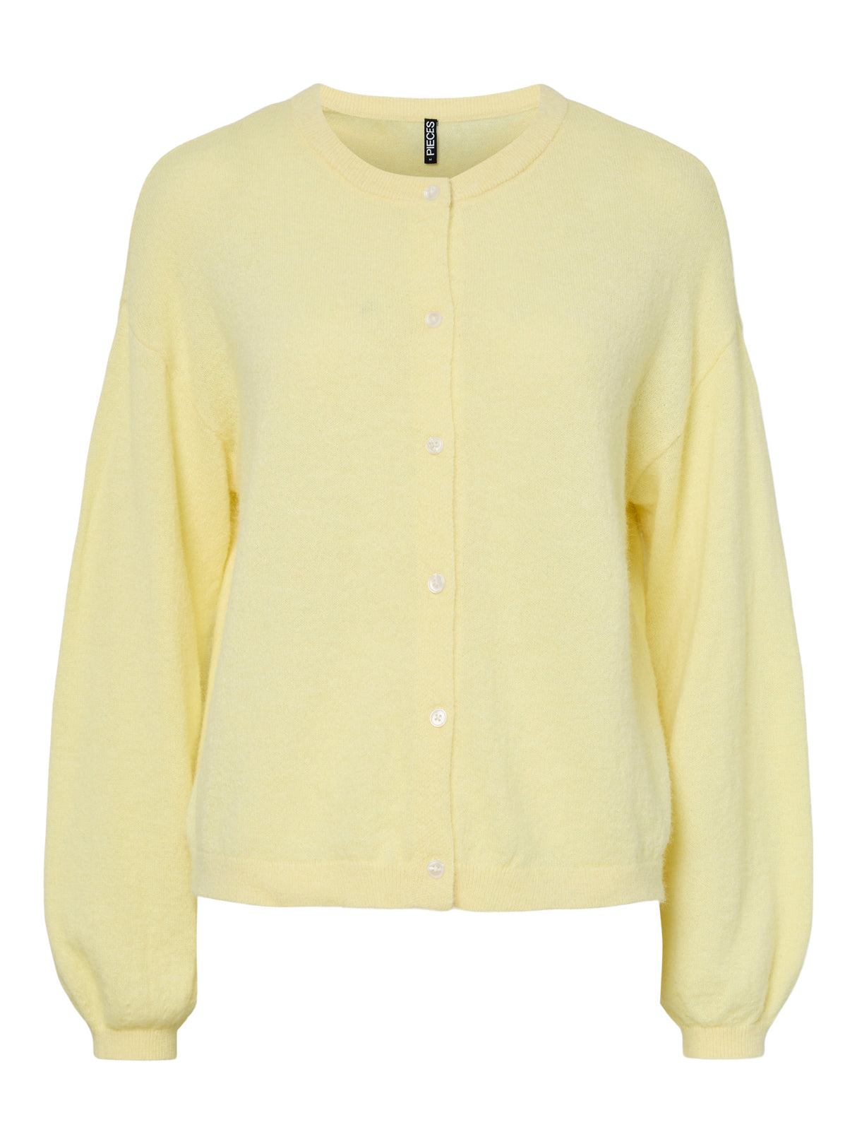 French Vanilla MELANGE Striktrøje fra PIECES - 17162283
