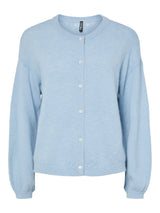 Cashmere Blue MELANGE Striktrøje fra PIECES - 17162283