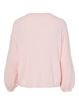 Roseate Spoonbill MELANGE Striktrøje fra PIECES - 17162284