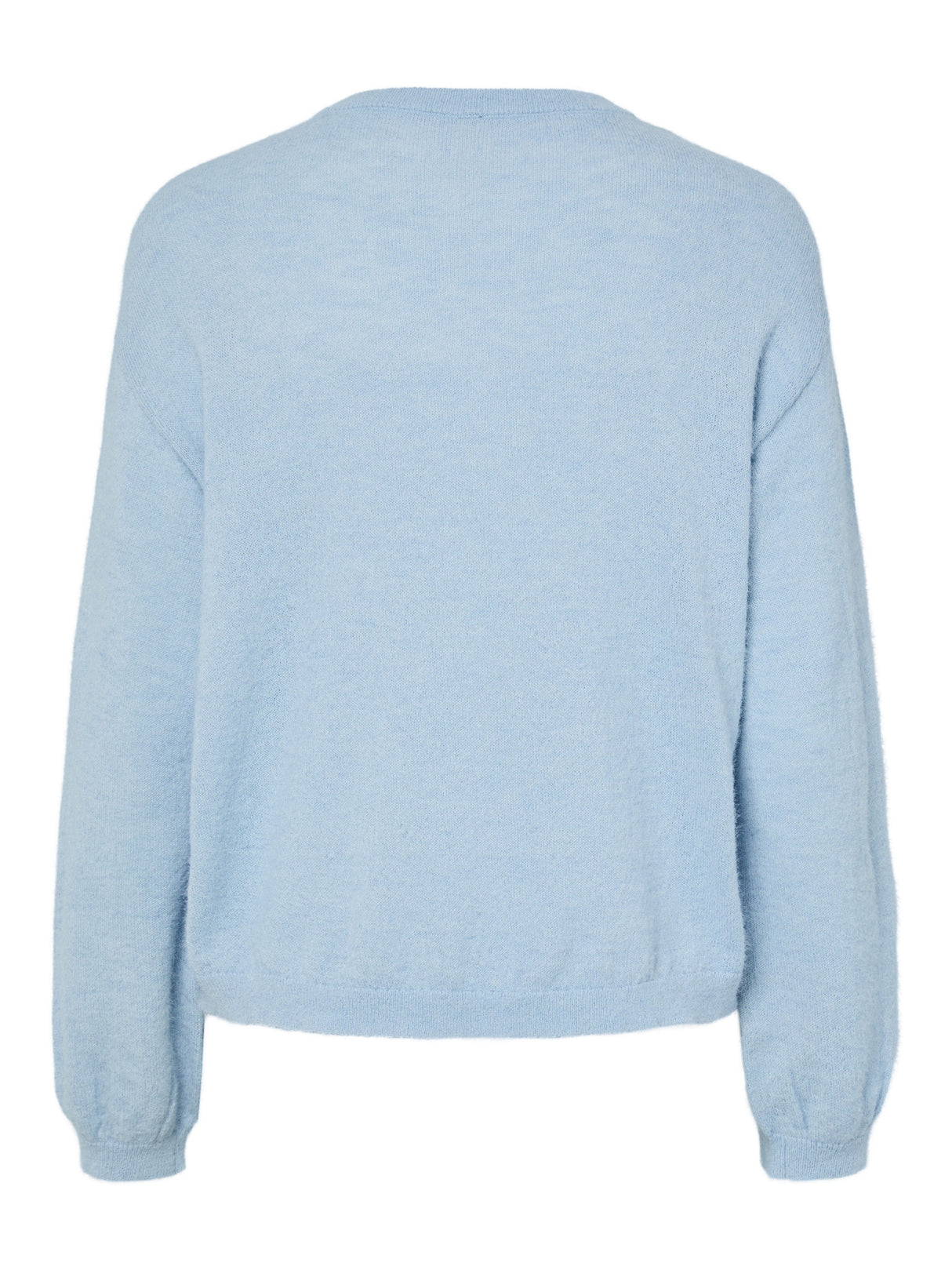 Cashmere Blue MELANGE Striktrøje fra PIECES - 17162284