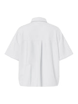 Bright White Bluse fra PIECES - 17162286